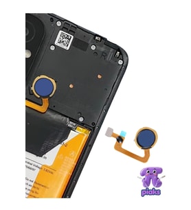Xiaomi Redmi 12C Parmak İzi Okuyucu Film Flex 22120RN86G Uyumlu