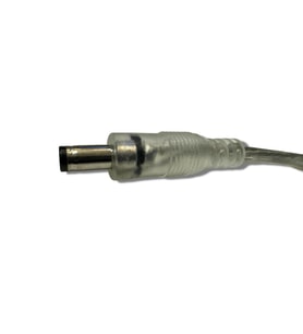 DC Eril soketli konnektör fişi şeffaf güç uzatma kablosu evrensel adaptör 20cm DC 5.5mm x 2.1mm