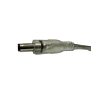 DC Eril soketli konnektör fişi şeffaf güç uzatma kablosu evrensel adaptör 20cm DC 5.5mm x 2.1mm