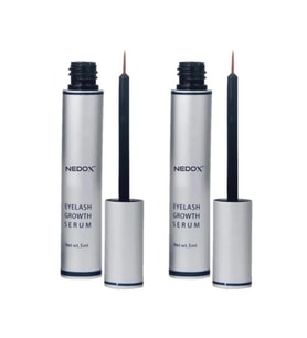 NEDOX 2 Adet Kaş Ve Kirpik Uzatıcı, Onarıcı, Besleyici Ve Güçlendirici Bakım Serum Garantili 5 ml