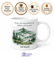 Ordu Yayla Rüzgarı Temalı Kupa Bardak Hediye Özel Tasarım Porselen Mug