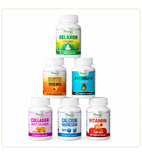 6 Ürün Karma Takviye Seti – B12 Biotin Bromelain Collagen Calcium Magnesium Relaxon