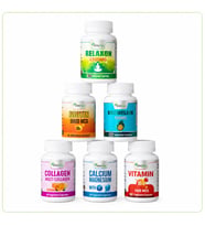 6 Ürün Karma Takviye Seti – B12 Biotin Bromelain Collagen Calcium Magnesium Relaxon