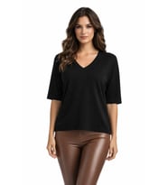 Kadın Triko Kısa Kol Bluz 12945 BGL-ST05312
