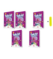 Kırmızı Beyaz Yayınları 3. Sınıf Tekno Matematik Fen Türkçe Hayat Bilgisi Seti