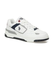 U.S.POLO ASSN CHAİN 5PR BEYAZ DÜZ TABAN CASUAL ANATOMİK SPOR AYAKKABI