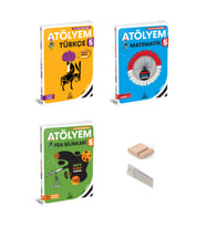 Arı Yayıncılık Arı Yayınları 5. Sınıf Türkçe Matematik Fen ATÖLYEM  ( 2025 MÜFREDAT )+Telefon Tutucu+Çözüm Ayracı (Çok Renkli)