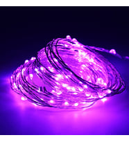 2 METRE MOR PİLLİ LED IŞIK MOR LED IŞIK MOR YILBAŞI AĞACI IŞIĞI MOR NOEL IŞIĞI PURPLE CHRİSTMAS LED