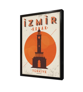 İzmir Çerçeveli Mdf Tablo