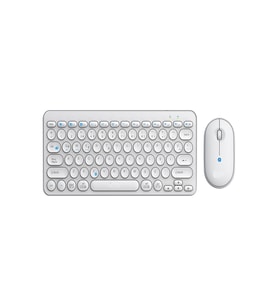 MK-117 Bluetoothlu Kablosuz Klavye Mouse Seti Türkçe Q Klavye Sessiz