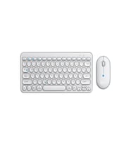 MK-117 Bluetoothlu Kablosuz Klavye Mouse Seti Türkçe Q Klavye Sessiz