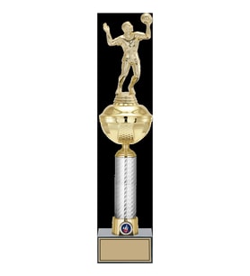 ODAK KUPA - Figürlü Kupalar - Voleybol Erkek Figürlü Kupalar FG-057 A - 46 cm