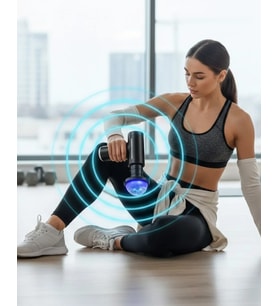 Isıtmalı Soğutmalı Masaj Tabancası 3200 Rpm Sessiz Motor Usb C Şarjlı