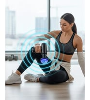 Isıtmalı Soğutmalı Masaj Tabancası 3200 Rpm Sessiz Motor Usb C Şarjlı