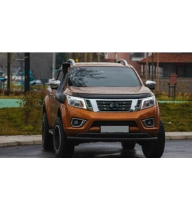 Nissan Navara Uyumlu Off Road Ön Tampon Koruma Demiri Siyah Çiftli Bıyık 2006+ Pst18 Parça