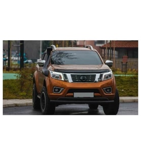 Nissan Navara Uyumlu Off Road Ön Tampon Koruma Demiri Siyah Çiftli Bıyık 2006+ Pst18 Parça