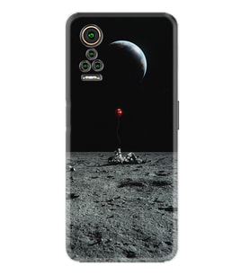 General Mobile GM 21 Pro GM 22 Pro Plus Kılıf Desemli Silikon Astronoot Red Baloon 1608