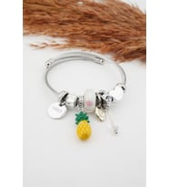 Kadın Ananas Figürlü Charm Bileklik
