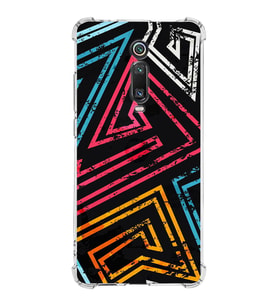 Xiaomi Redmi K20 Pro Köşe Korumalı Antişok Kapak Eskitme Tasarımlı Şeffaf Silikon Kılıf