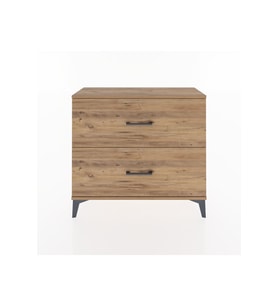 Arges Şifonyer 2 Çekmeceli 88x30x80 Çam-Çam