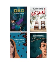 Selahattin Demirtaş Kitap Seti Dad Efsun  Seher Devran (Renksiz)