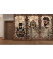 Kuaför Berber Salonu Duvar Kağıdı