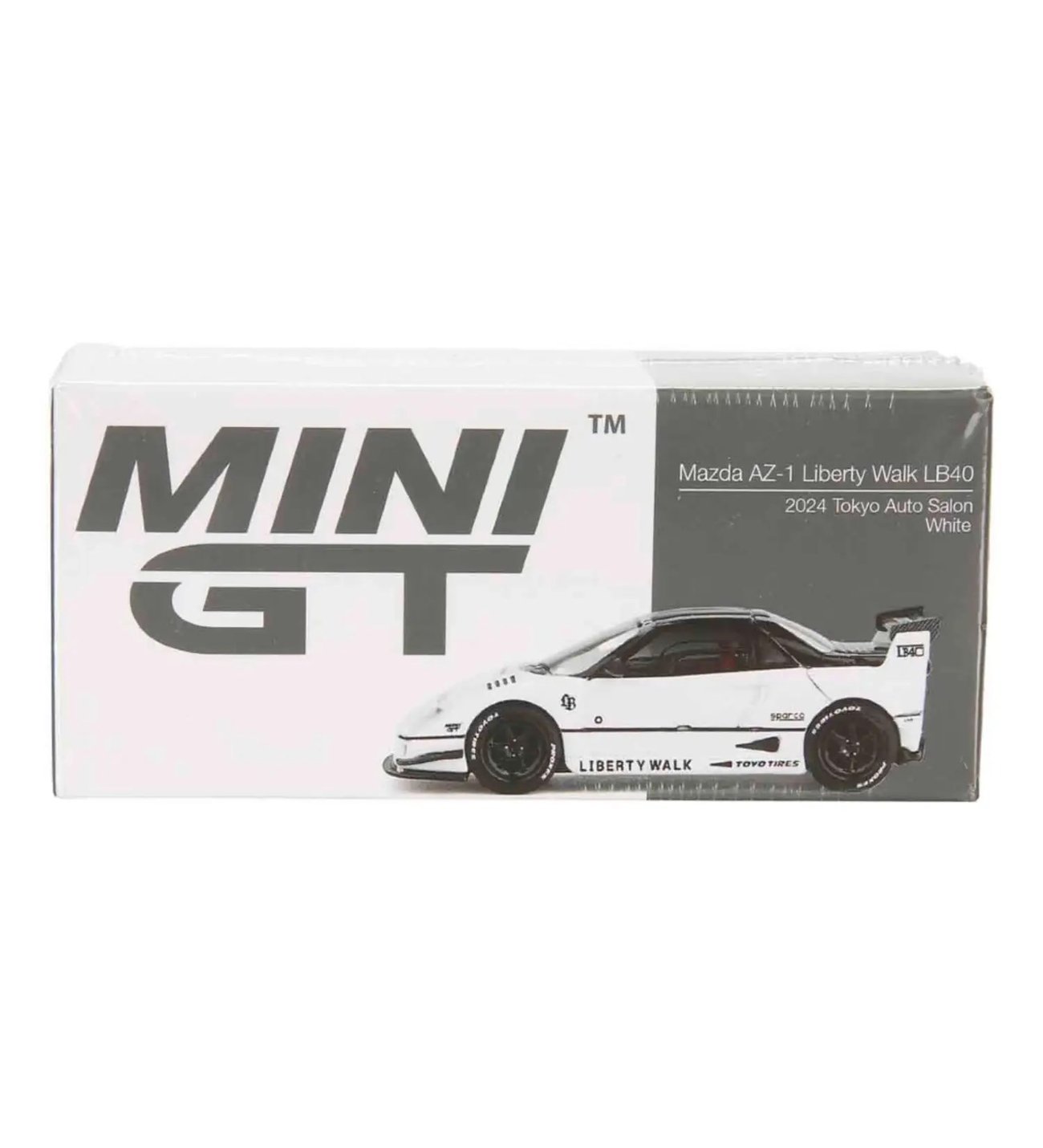 Mazda AZ-1 Liberty Walk LB40 2024 Tokyo Auto Salon White RHD 1:64