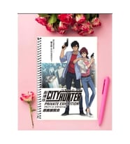 City Hunter Anime Defter 1 Adet Özel Tasarım A4 Boyutu 21*29 Cm Telli Çizgili Defter