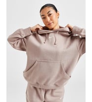 Sportswear Phoenix Fleece Oversize Pullover Hoodie Kadın Kapüşonlu Bol Kesim Sweatshirt Mor
