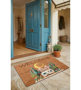 Valerine Life Karavan Welcome Kapı Önü Paspası 45x70cm