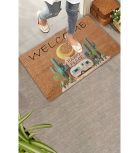 Valerine Life Karavan Welcome Kapı Önü Paspası 45x70cm