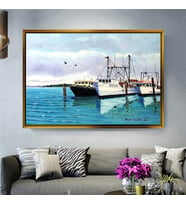 Altın Çerçeveli dekoratif tablo a703 (Gold)