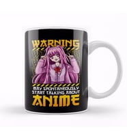 Cute May Spontaneously Start Talking About Anime Kupa Bardak Porselen