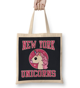 New York Unicorns Varsity Bez Çanta Uzun Saplı