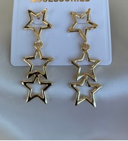 Leylan Takı Kadın Üç Yıldızlı Küpe