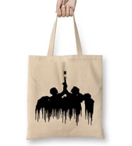 Bts Fake Love Melting Silhouette Black Army Kpop Bez Çanta Uzun Saplı