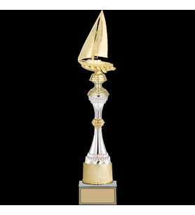 ODAK KUPA - Figürlü Kupalar - Yelken Figürlü Kupalar FG-032 A - 48 cm