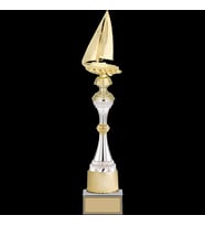 ODAK KUPA - Figürlü Kupalar - Yelken Figürlü Kupalar FG-032 A - 48 cm