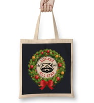 Christmas All Star Rocket Raccoon Guardians Of The Galaxy Wreath Bez Çanta Uzun Saplı