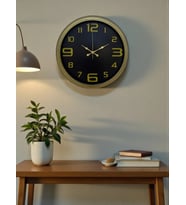 40 Cm Metal Eskitme Vintage Duvar Saati