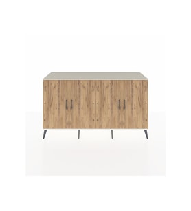 Kronos Konsol 6 Raflı 4 Kapaklı 176x59x99 Aytaşı-Çam/Antrasit