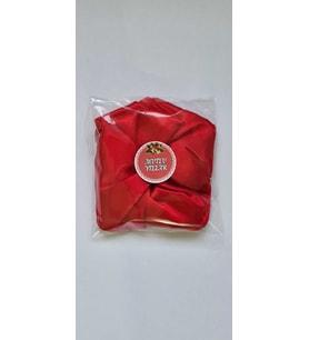 Hediyelik Saten Saç Tokası 10 Adet (Kırmızı)