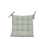 Keten Görünümlü Sandalye Minderi Su Yeşili