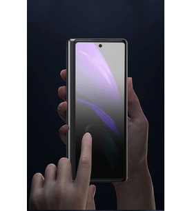 Samsung Galaxy Z Fold 7 Uyumlu Parmak izi bırakmaz Hayalet MAT Ekran Koruyucu Nano Jelatin (Şeffaf)