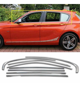 Bmw 1 serisi F20 Cam Çıtası Çerçevesi Kromu Nikelajı 2013-2019 arası