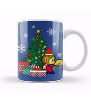 Alex Kidd Around The Christmas Tree Kupa Bardak Porselen