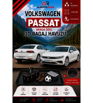 Volkswagen Passat B9 Variant ÜST 2024 - 2026 Araca Özel 3D Bagaj Havuzu