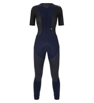 Santini VEGA DRY Kısa Kollu Kışlık Kadın Su Geçirmez Bisiklet Taytı 3W1182C3WVEGADRY SİYAH-XS