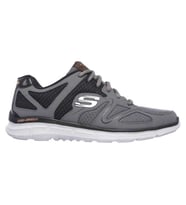 Skechers Satisfaction - Flash Point 58350-CCOR Erkek Gri Spor Ayakkabı