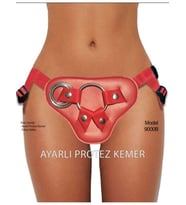Belden Bağlamalı Kemer – Ayarlanabilir 3 Halkalı, Unisex Tasarım, Kırmızı – Forj